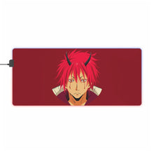 Load image into Gallery viewer, Benimaru (That Time I Got Reincarnated as a Slime) RGB LED Mouse Pad (Desk Mat)