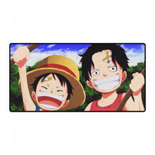 Load image into Gallery viewer, Luffy and Ace Mouse Pad (Desk Mat)