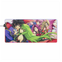 Load image into Gallery viewer, Code Geass Lelouch Lamperouge, Euphemia Li Britannia, Cornelia Li Britannia RGB LED Mouse Pad (Desk Mat)