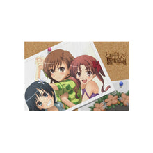 Load image into Gallery viewer, A Certain Scientific Railgun Mikoto Misaka, Kuroko Shirai, Ruiko Saten Rug