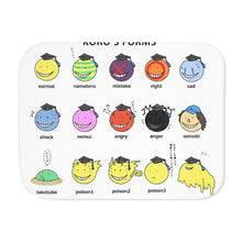 Load image into Gallery viewer, Koro-sensei's forms Sherpa Blanket