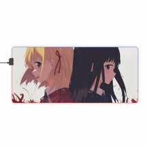Load image into Gallery viewer, Lycoris Recoil Takina Inoue, Chisato Nishikigi RGB LED Mouse Pad (Desk Mat)