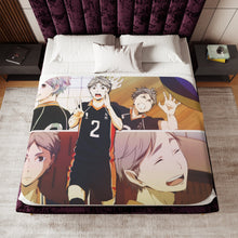 Load image into Gallery viewer, Haikyu!! Sherpa Blanket