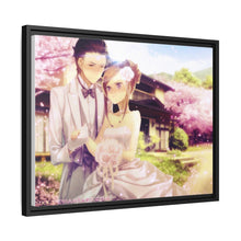 Load image into Gallery viewer, Okabe and Kurisu Wedding Canvas Framed Art Print