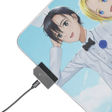 Load image into Gallery viewer, Summer Time Rendering Shinpei Ajiro, Ushio Kofune RGB LED Mouse Pad (Desk Mat)