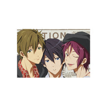 Load image into Gallery viewer, Free! Rin Matsuoka, Makoto Tachibana, Haruka Nanase Rug