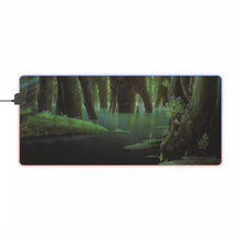 Load image into Gallery viewer, Princess Mononoke RGB LED Mouse Pad (Desk Mat)
