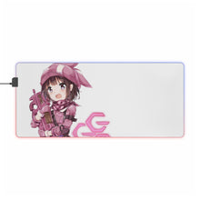 Load image into Gallery viewer, Sword Art Online Alternative: Gun Gale Online RGB LED Mouse Pad (Desk Mat)