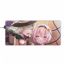 Load image into Gallery viewer, Koishi Komeiji & Satori Komeiji RGB LED Mouse Pad (Desk Mat)