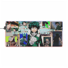 Load image into Gallery viewer, My Hero Academia Izuku Midoriya RGB LED Mouse Pad (Desk Mat)