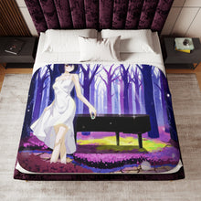 Load image into Gallery viewer, Another Mei Misaki Sherpa Blanket