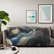 Load image into Gallery viewer, Badass Suzuha Sherpa Blanket