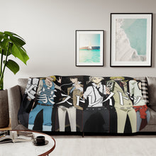 Load image into Gallery viewer, Bungou Stray Dogs Osamu Dazai, Atsushi Nakajima, Ranpo Edogawa, Akiko Yosano, Doppo Kunikida Sherpa Blanket