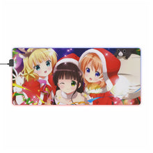 Load image into Gallery viewer, Is The Order A Rabbit? RGB LED Mouse Pad (Desk Mat)