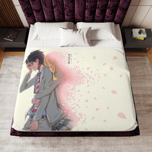 Load image into Gallery viewer, Anime Your Lie in April Sherpa Blanket