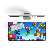 Load image into Gallery viewer, Mario and Co Mouse Pad (Desk Mat)