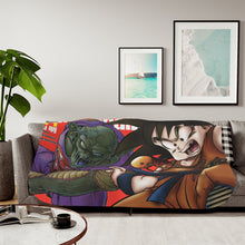 Load image into Gallery viewer, Goku Sherpa Blanket