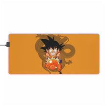 Load image into Gallery viewer, Kid Goku RGB LED Mouse Pad (Desk Mat)