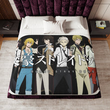Load image into Gallery viewer, Bungou Stray Dogs Osamu Dazai, Atsushi Nakajima, Ranpo Edogawa, Akiko Yosano, Doppo Kunikida Sherpa Blanket