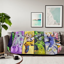 Load image into Gallery viewer, Anime Dragon Ball Z Sherpa Blanket