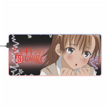 Load image into Gallery viewer, A Certain Scientific Railgun RGB LED Mouse Pad (Desk Mat)
