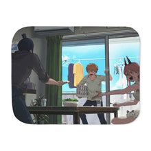 Load image into Gallery viewer, Chainsaw Man Sherpa Blanket