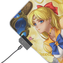Load image into Gallery viewer, Sailor Moon RGB LED Mouse Pad (Desk Mat)