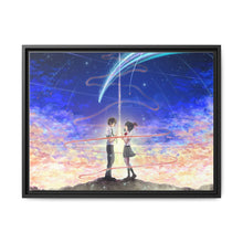Load image into Gallery viewer, Anime Your Name. Canvas Framed Art Print
