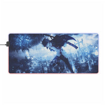 Load image into Gallery viewer, Blue Exorcist RGB LED Mouse Pad (Desk Mat)