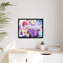 Load image into Gallery viewer, Sora and Shiro Canvas Framed Art Print