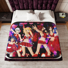 Load image into Gallery viewer, Happy Holidays from the Fairy Tail Girls Sherpa Blanket