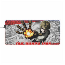 Load image into Gallery viewer, Anime One-Punch Man RGB LED Mouse Pad (Desk Mat)