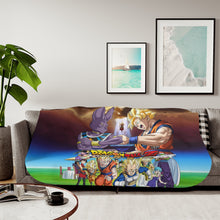 Load image into Gallery viewer, Anime Dragon Ball Z Sherpa Blanket