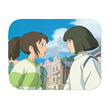 Load image into Gallery viewer, Anime Spirited Away Sherpa Blanket