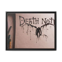 Load image into Gallery viewer, Anime Death Note Canvas Framed Art Print