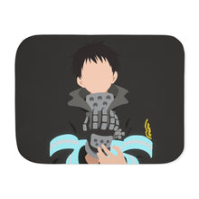 Load image into Gallery viewer, Fire Force Shinra Kusakabe Sherpa Blanket