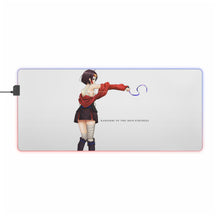 Load image into Gallery viewer, Kabaneri of the Iron Fortress Mumei RGB LED Mouse Pad (Desk Mat)