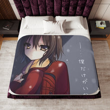 Load image into Gallery viewer, Anime ERASED Sherpa Blanket