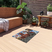 Load image into Gallery viewer, Colossal Titan eating pizza Rug