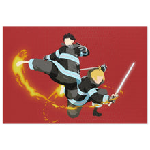 Load image into Gallery viewer, Fire Force Minimalistfor Desktop Jigsaw Puzzle