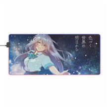 Load image into Gallery viewer, Hitomi Tsukishiro RGB LED Mouse Pad (Desk Mat)