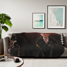 Load image into Gallery viewer, Shinya Kogami And Akane Tsunemori Together Sherpa Blanket