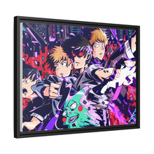 Load image into Gallery viewer, Mob Psycho 100 Arataka Reigen, Shigeo Kageyama, Ritsu Kageyama Canvas Framed Art Print
