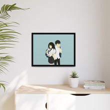 Load image into Gallery viewer, Eru Chitanda And Hōtarō Oreki Full Body Canvas Framed Art Print