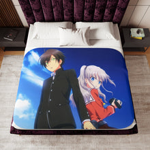 Load image into Gallery viewer, Yū Otosaka and Nao Tomori Together Sherpa Blanket