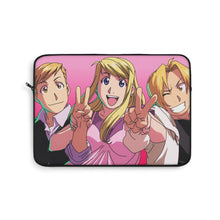 Load image into Gallery viewer, Alphonse, Winry and Edward Laptop Sleeve