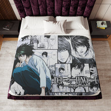 Load image into Gallery viewer, Anime Death Note Sherpa Blanket
