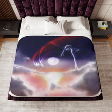 Load image into Gallery viewer, Neon Genesis Evangelion Sherpa Blanket