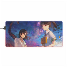 Load image into Gallery viewer, Souta Munakata & Suzume Iwato RGB LED Mouse Pad (Desk Mat)