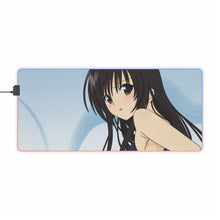 Load image into Gallery viewer, To Love-Ru RGB LED Mouse Pad (Desk Mat)